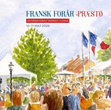Fransk for&aring;r i Pr&aelig;st&oslash; - 14. - 17. maj 2026